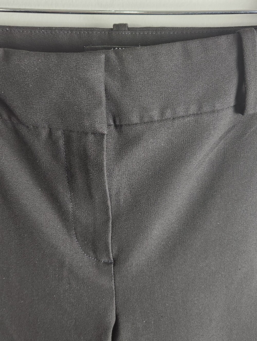 J. Crew Mercantile Black Slim Straight Mid Rise Cropped Ankle Pants Size 6 #726 - Picture 4 of 12